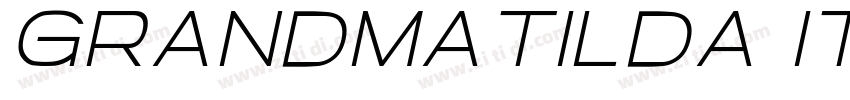 grandmatilda italic字体转换